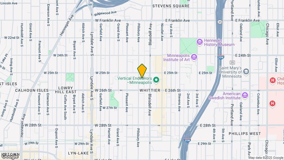 Pillsbury Avenue Apartments Map and Location Details