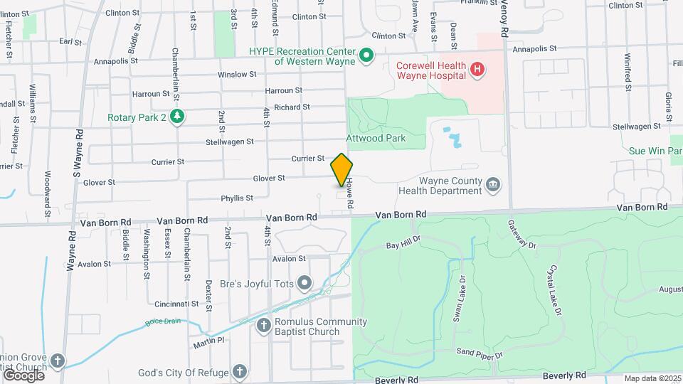 5642 Howe Rd Map and Location Details