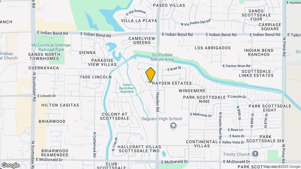 7884 E Horseshoe Ln Mapa y Detalles de la Ubicación