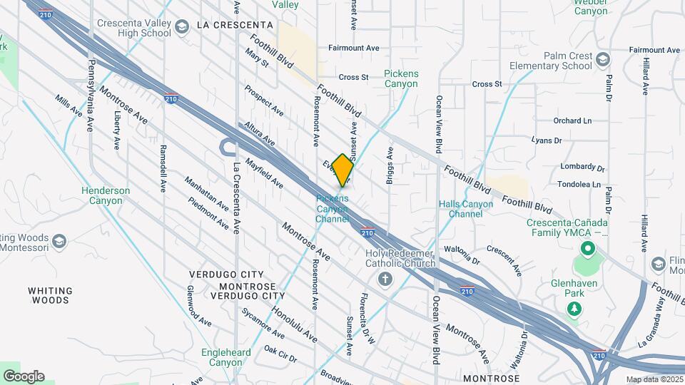 2519 Altura Ave Map and Location Details