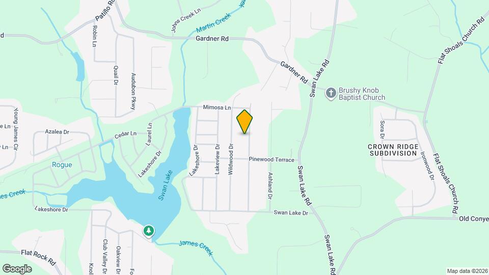 218 Hillcrest Dr Mapa y Detalles de la Ubicación