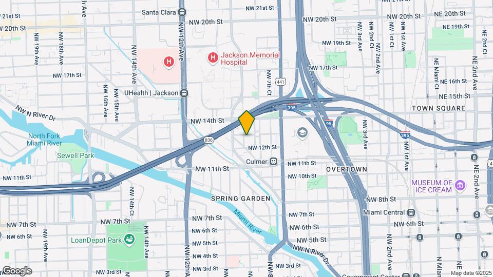 1235 NW 9th Ave Map and Location Details