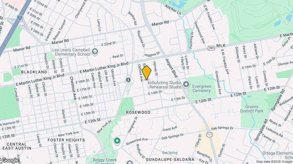 1604 Sanchez St Map and Location Details