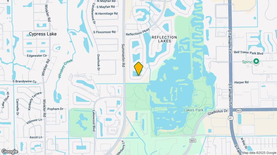 14290 Reflection Lakes Dr Map and Location Details