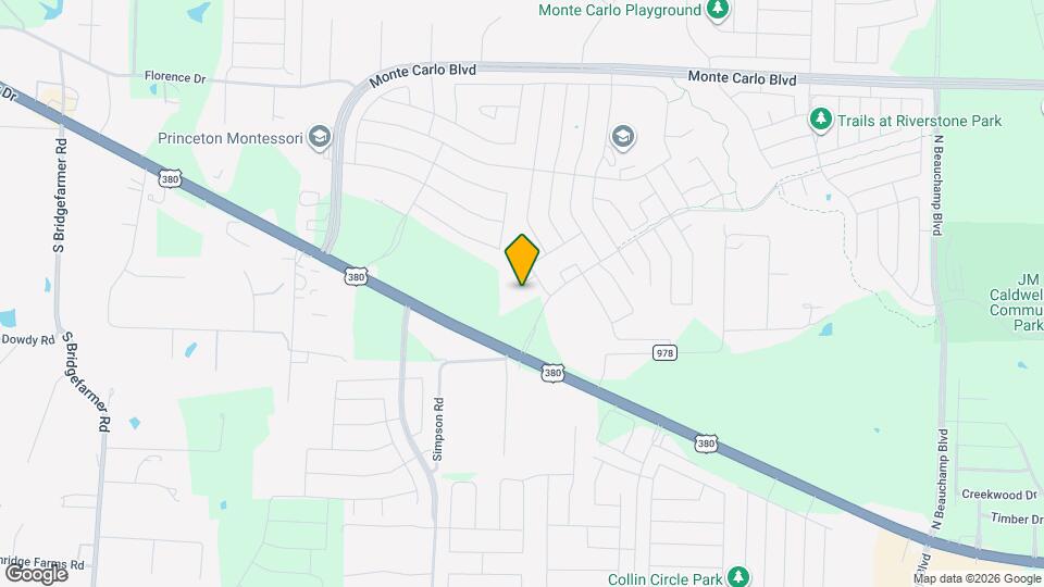 4009 Hidden Meadow Ct Map and Location Details