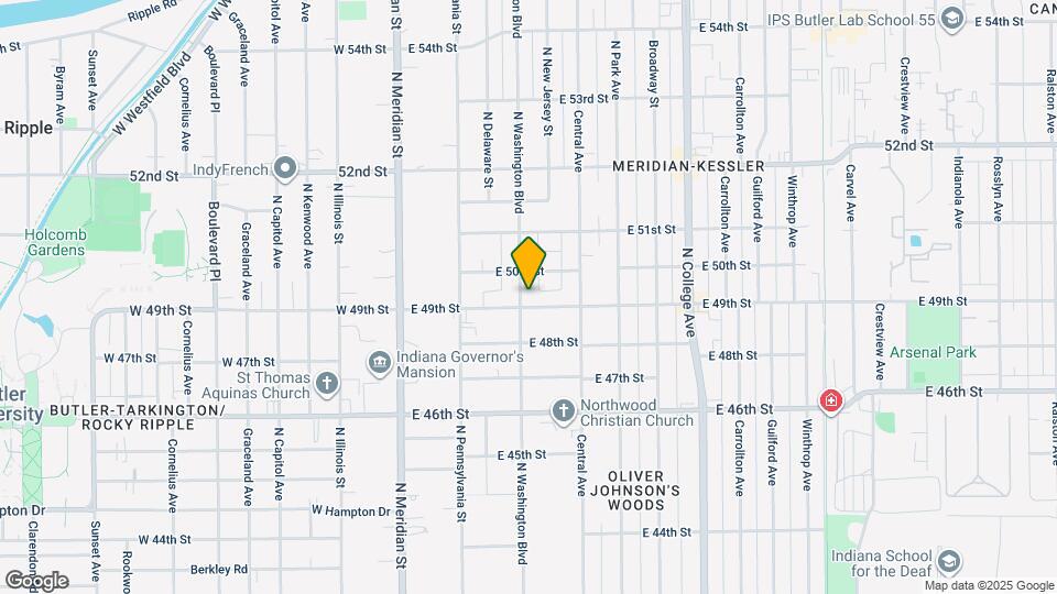 4901 N Washington Blvd Map and Location Details