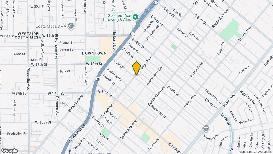 1802 Orange Ave Map and Location Details