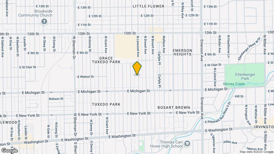 634 N Linwood Ave Mapa y Detalles de la Ubicación