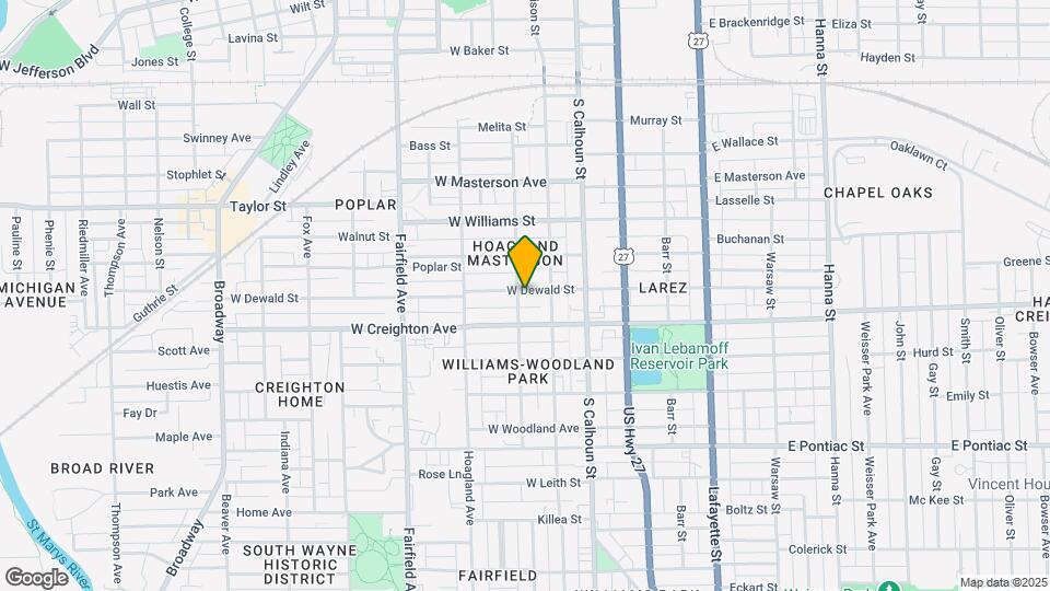 231 W Dewald St Map and Location Details