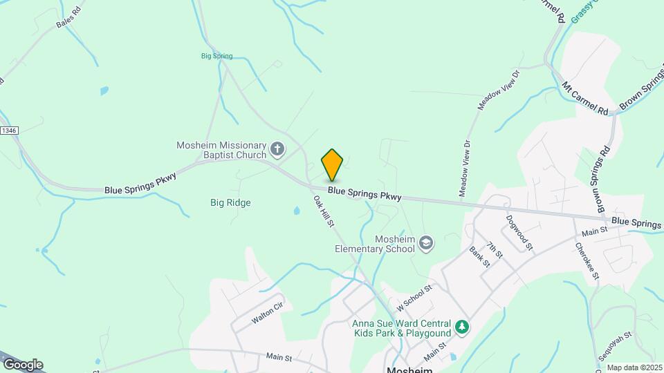 8088 Blue Springs Pkwy Map and Location Details