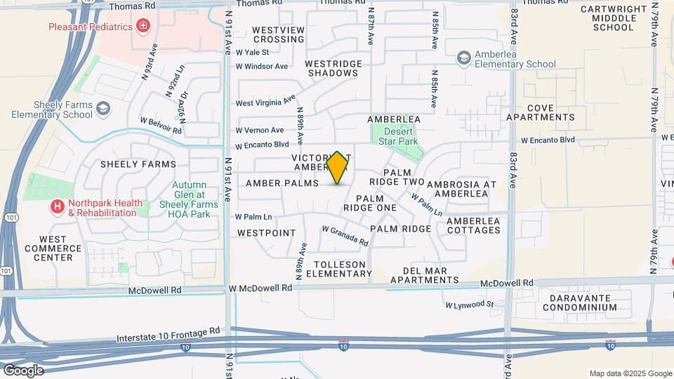 8737 W Holly St Map and Location Details