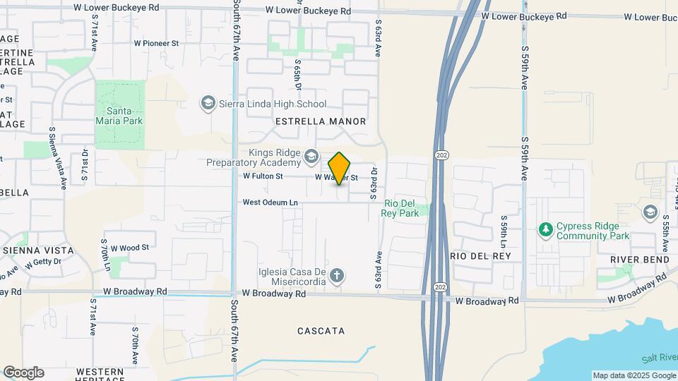 3823 S 64th Dr Map and Location Details