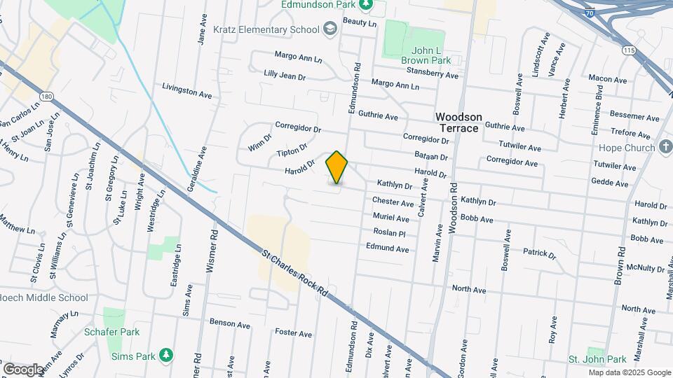 9537 Chester Ave Map and Location Details