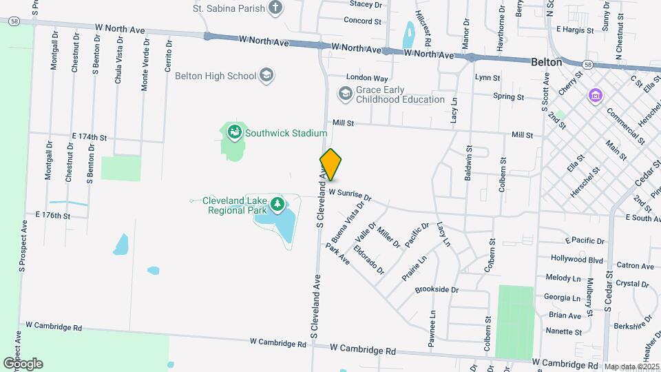 618 W Sunrise Dr Map and Location Details