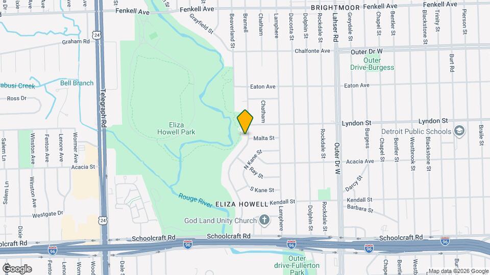 14445 Bramell St Mapa y Detalles de la Ubicación