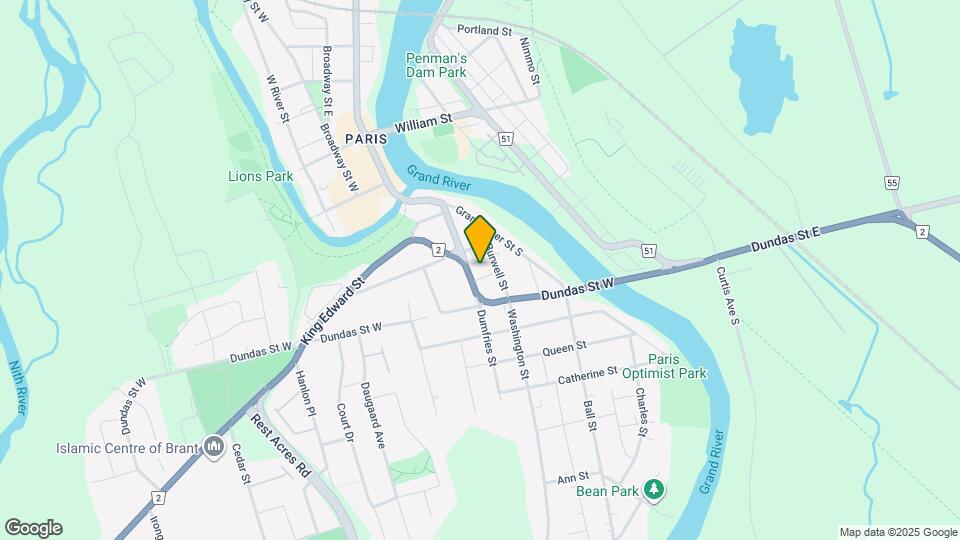 36 Dumfries St Map and Location Details