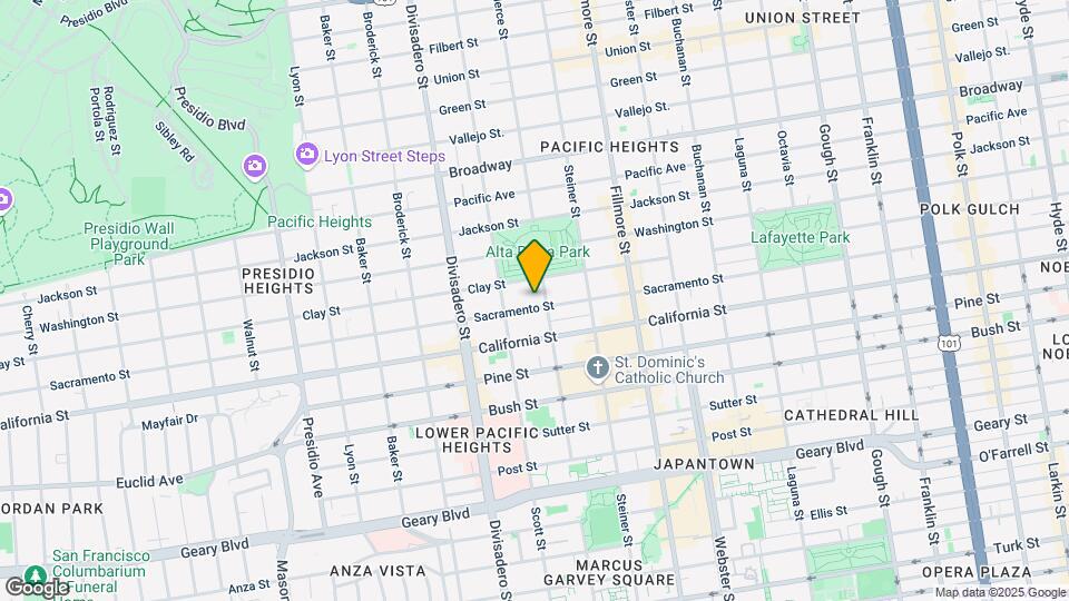 2730 Sacramento Mapa y Detalles de la Ubicación