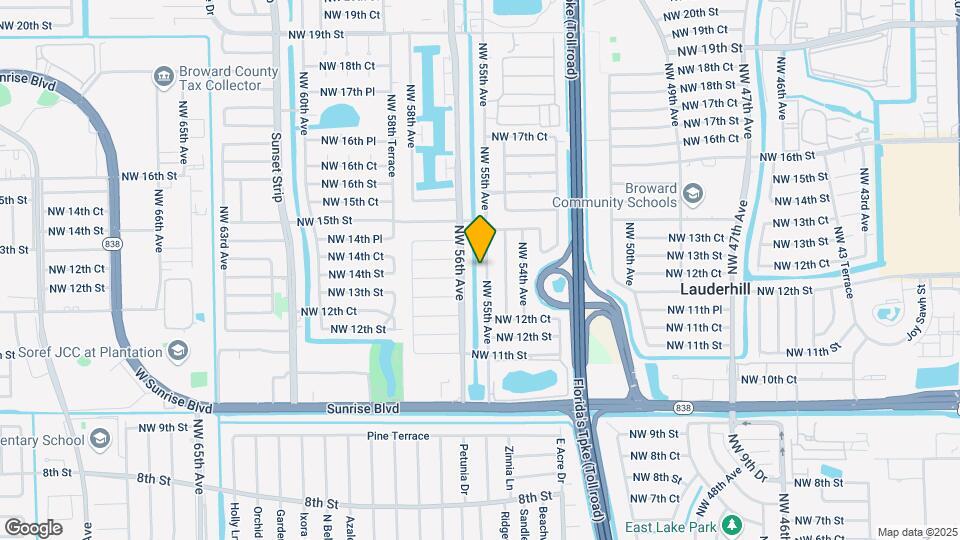 1377 NW 55th Ave Map and Location Details