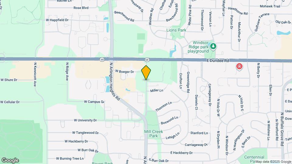 3400 N Arlington Heights Rd Map and Location Details
