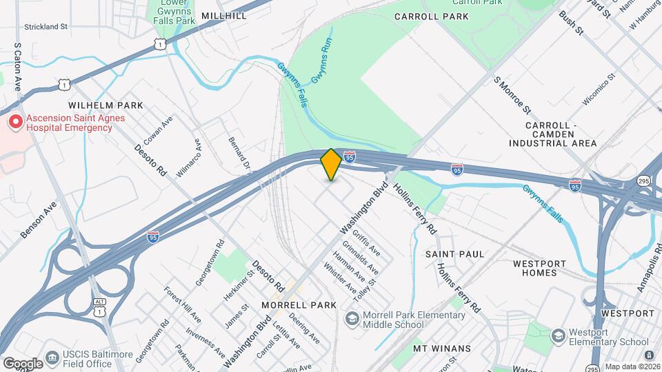 1701 Spence St Map and Location Details