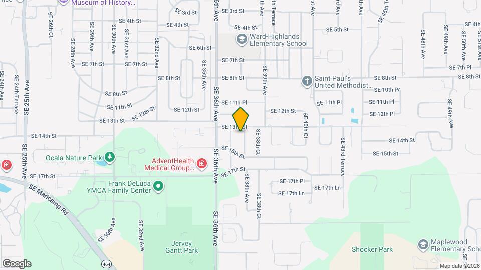 1322 SE 38th Ave Map and Location Details