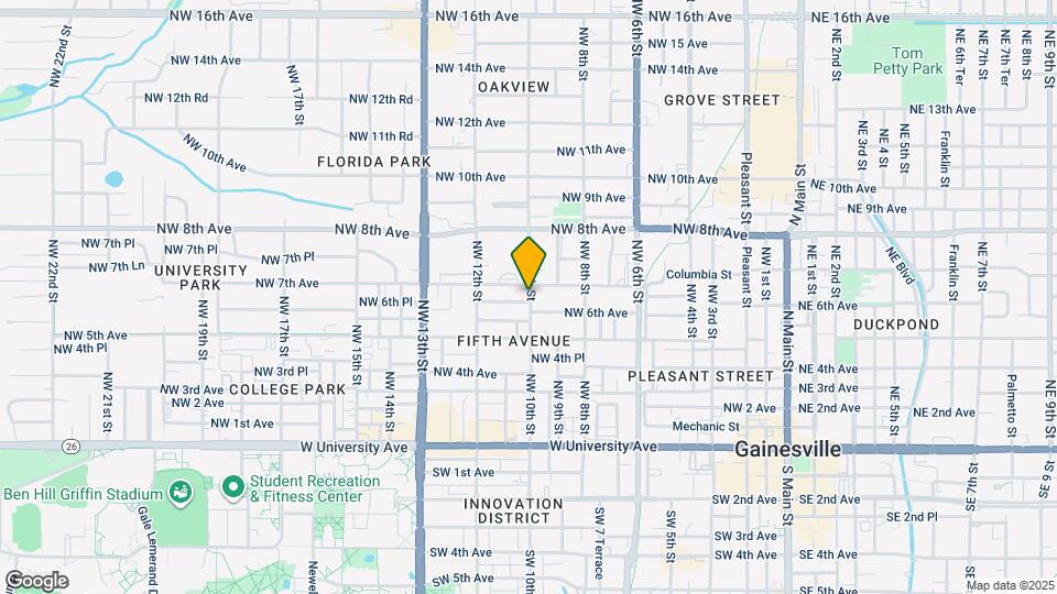 624 NW 10th St Map and Location Details