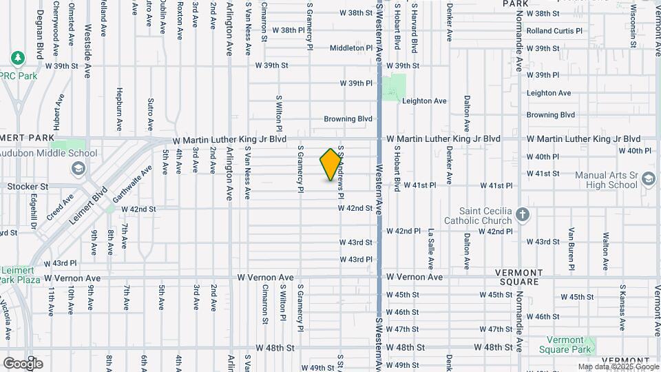 1817 W 41st Pl Map and Location Details