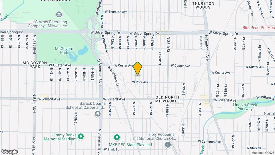 5320 N 39th St Map and Location Details