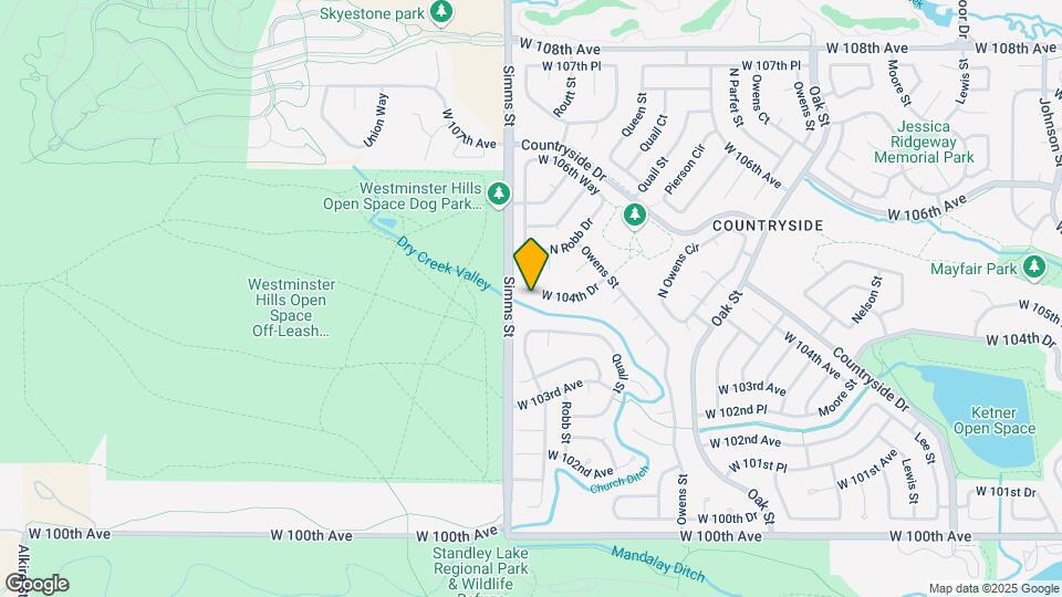 11428 W 104th Dr Map and Location Details