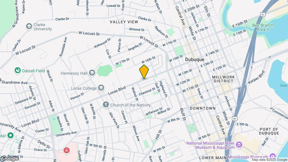 614 Loras Blvd Mapa y Detalles de la Ubicación