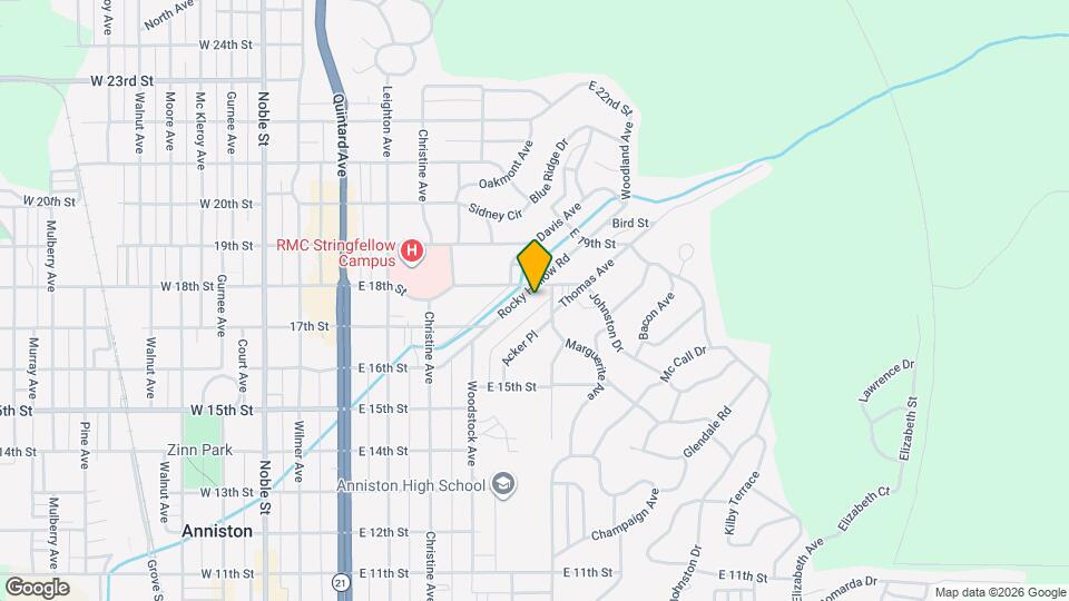 1734 Rocky Hollow Rd Map and Location Details