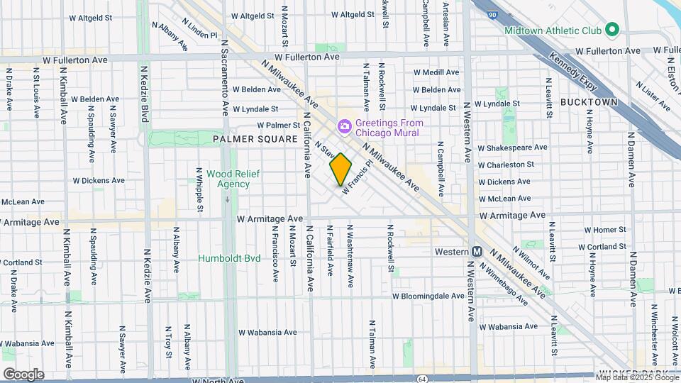 2734 W Francis Pl Mapa y Detalles de la Ubicación