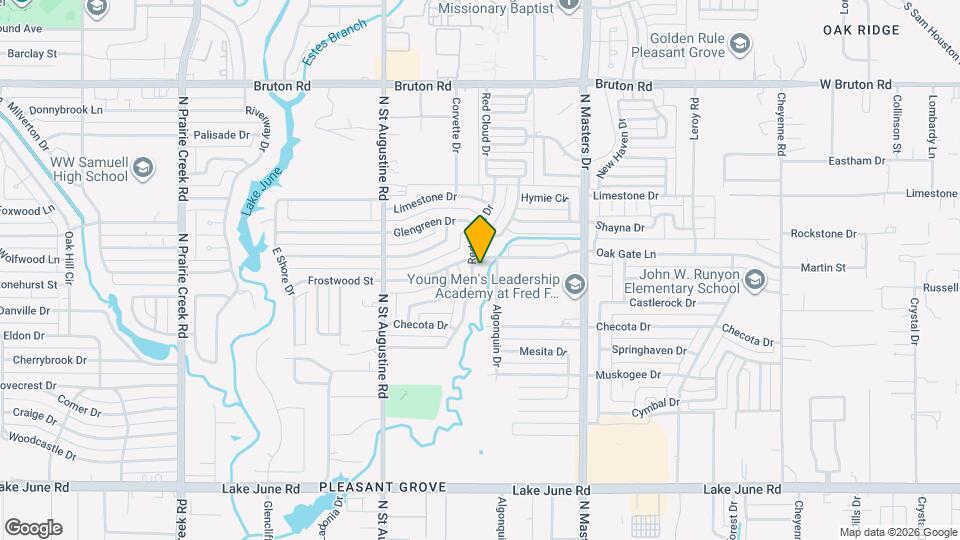 1724 Red Cloud Dr Map and Location Details