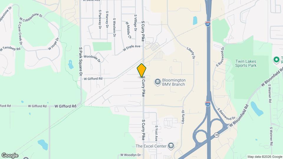 1320 S Curry Pike Map and Location Details