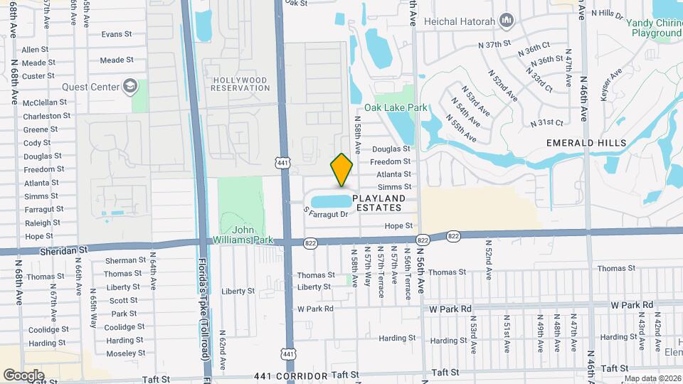 5826 N Farragut Dr Map and Location Details