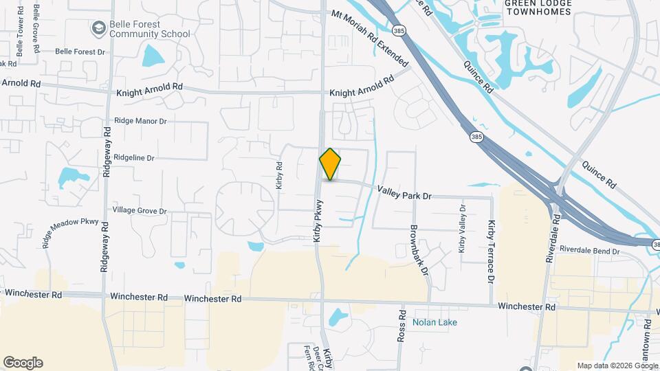 6599 Valley Park Dr Map and Location Details