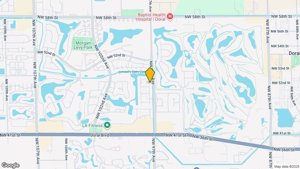 4871 NW 97th Ct Map and Location Details