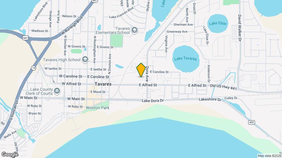 743 E Alfred St Map and Location Details