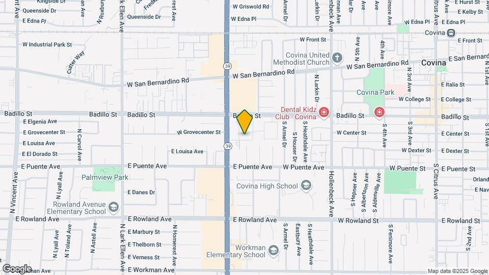 1822 E Grovecenter St Mapa y Detalles de la Ubicación