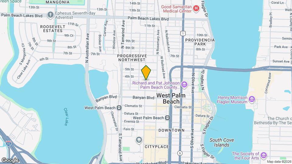 404 N Sapodilla Ave Map and Location Details