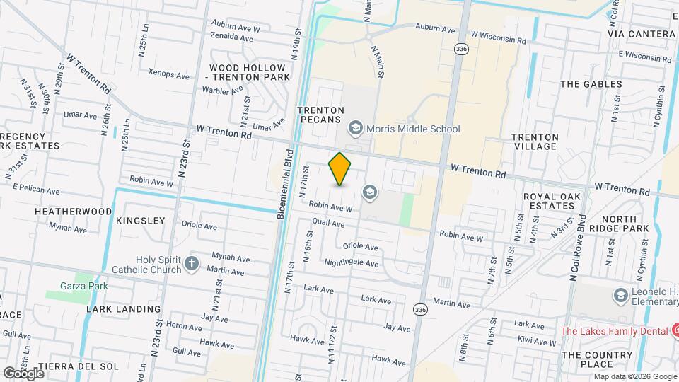 7017 N 15th St Map and Location Details