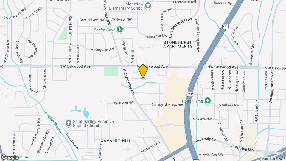 1904 Oglesby Dr NW Map and Location Details