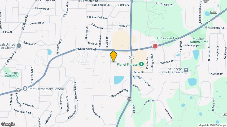 2599 E Meramec St Map and Location Details