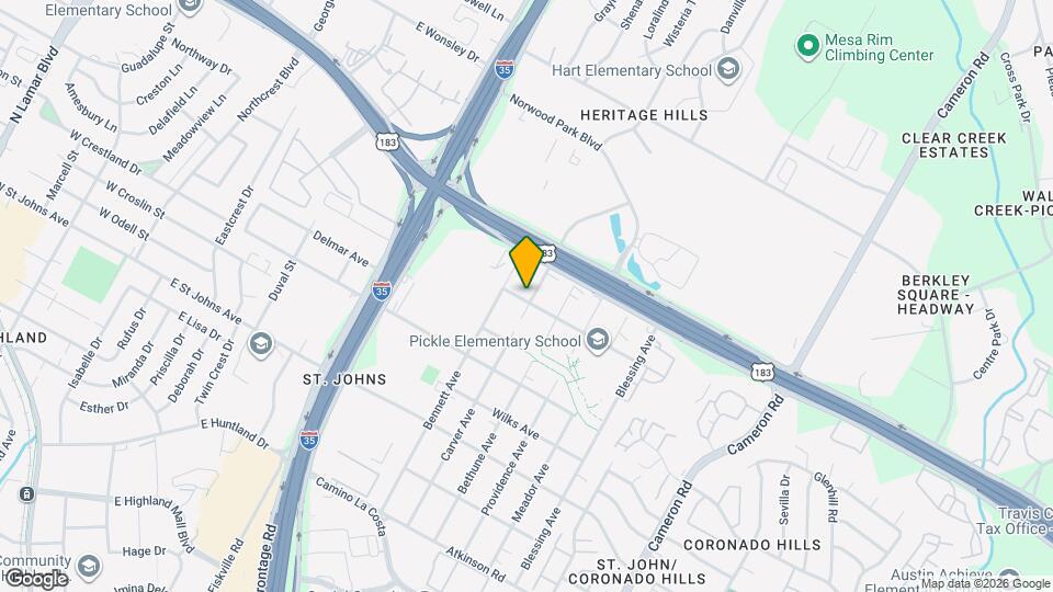 7600 Carver Ave Map and Location Details