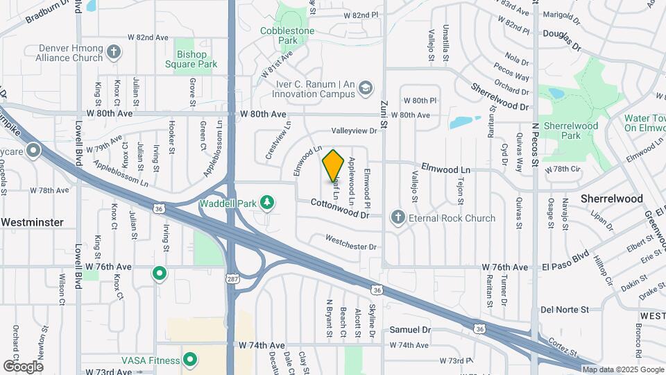 7809 Greenleaf Ln Map and Location Details