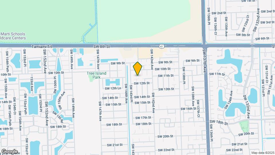 14343 SW 11th Terrace Map and Location Details