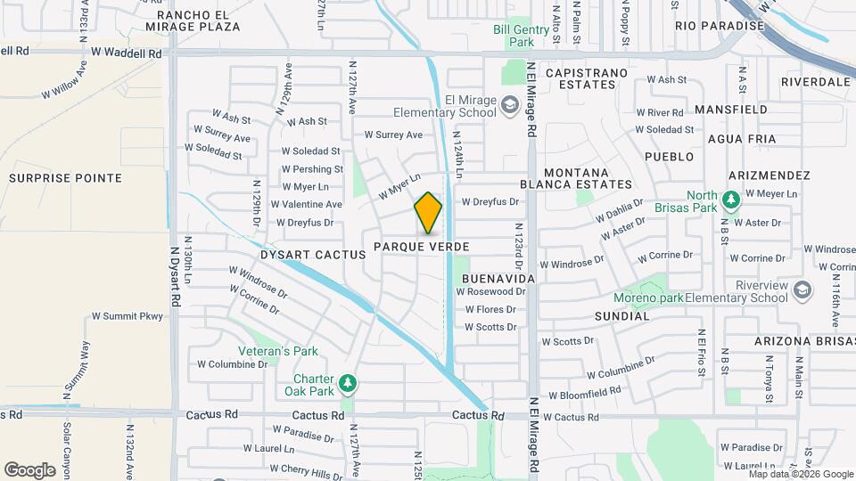 12513 W Aster Dr, Unit 7 Map and Location Details