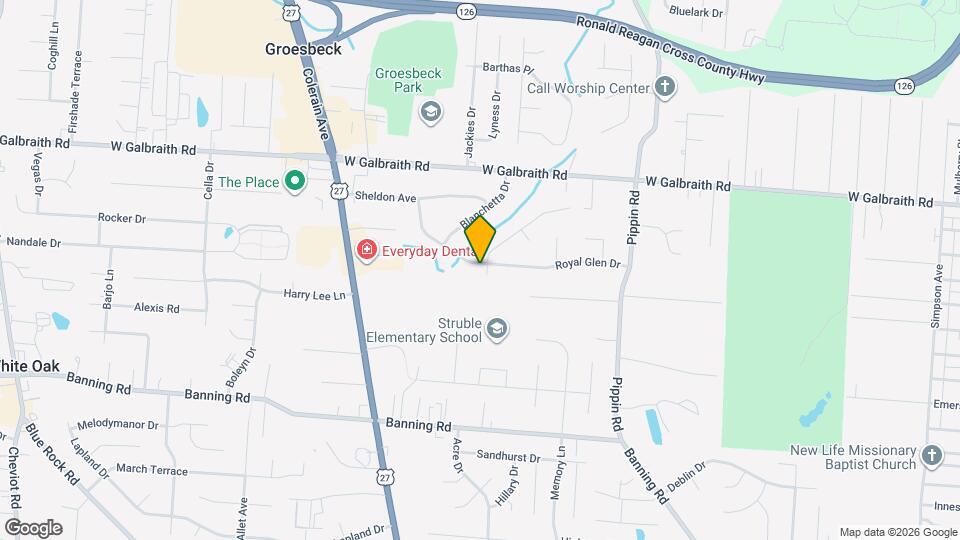 2801 Royal Glen Dr Map and Location Details