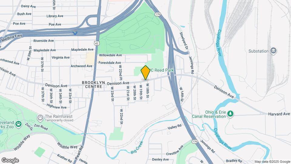 1807 Denison Ave Map and Location Details