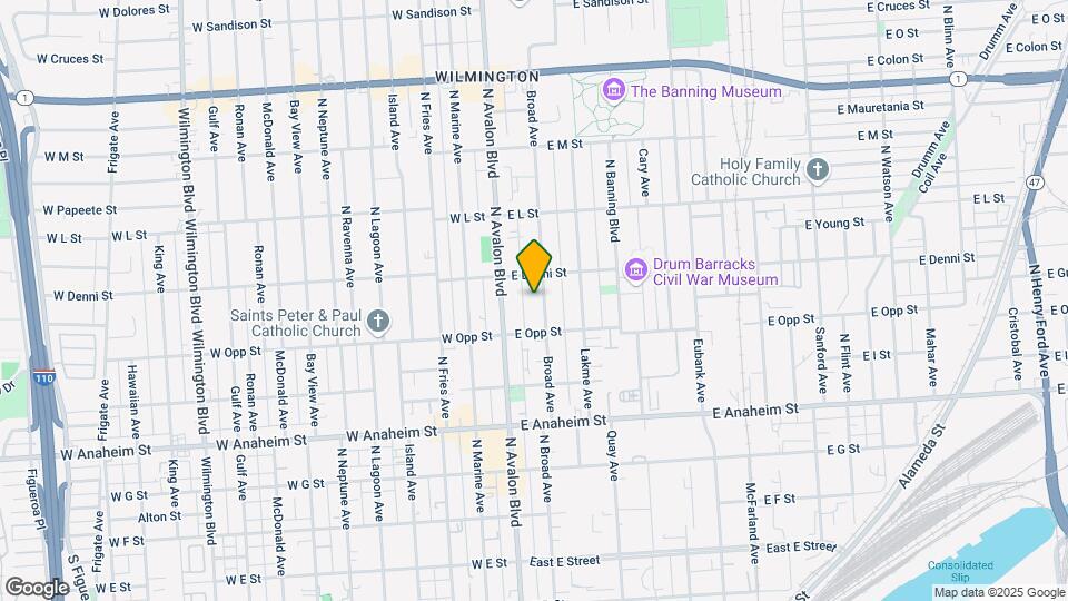 1033 Broad Ave Map and Location Details